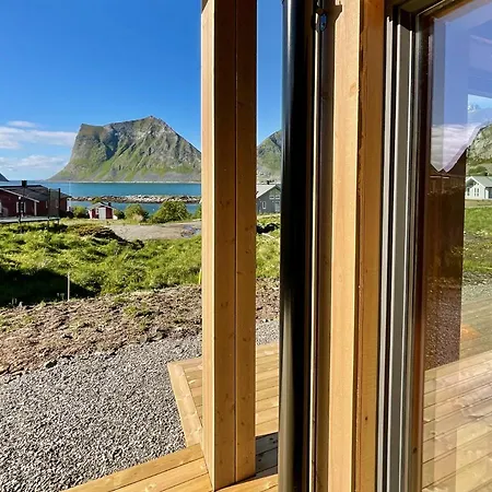 Haukland View Alpesi faház Leknes